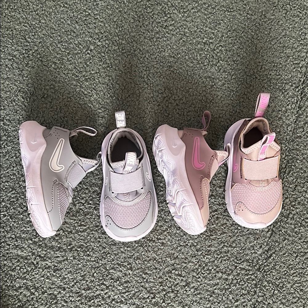 (2 pairs) Nike Flex Runner 3 Slip-On Sneakers
